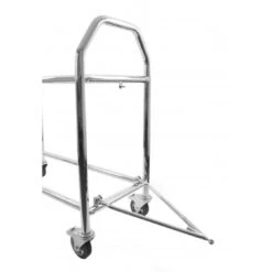BG RACING - Chariot à Pneus Bas à 2 étages Inox Taille S -Mecanique Technologie Boutique bg racing 2 tiers wheel tyre trolley low version s 3 3