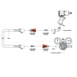 Raccord Rapide PAOLI 3/8" Pour Pistolets Pneumatiques PAOLI