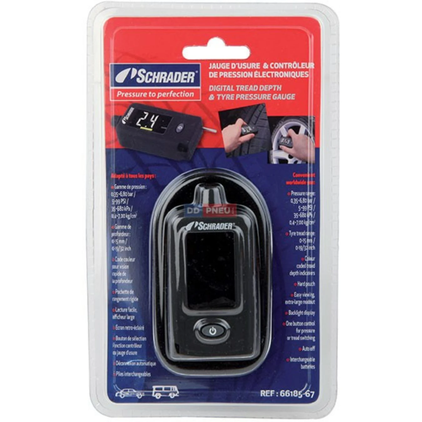 Jauge D'usure Et Contrôleur De Pression électronique SCHRADER 2 Jauge D'usure Et Contrôleur De Pression électronique SCHRADER – Image 2